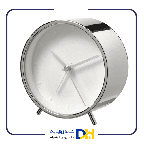 ساعت رومیزی استیل ایکیا MALLHOPPA