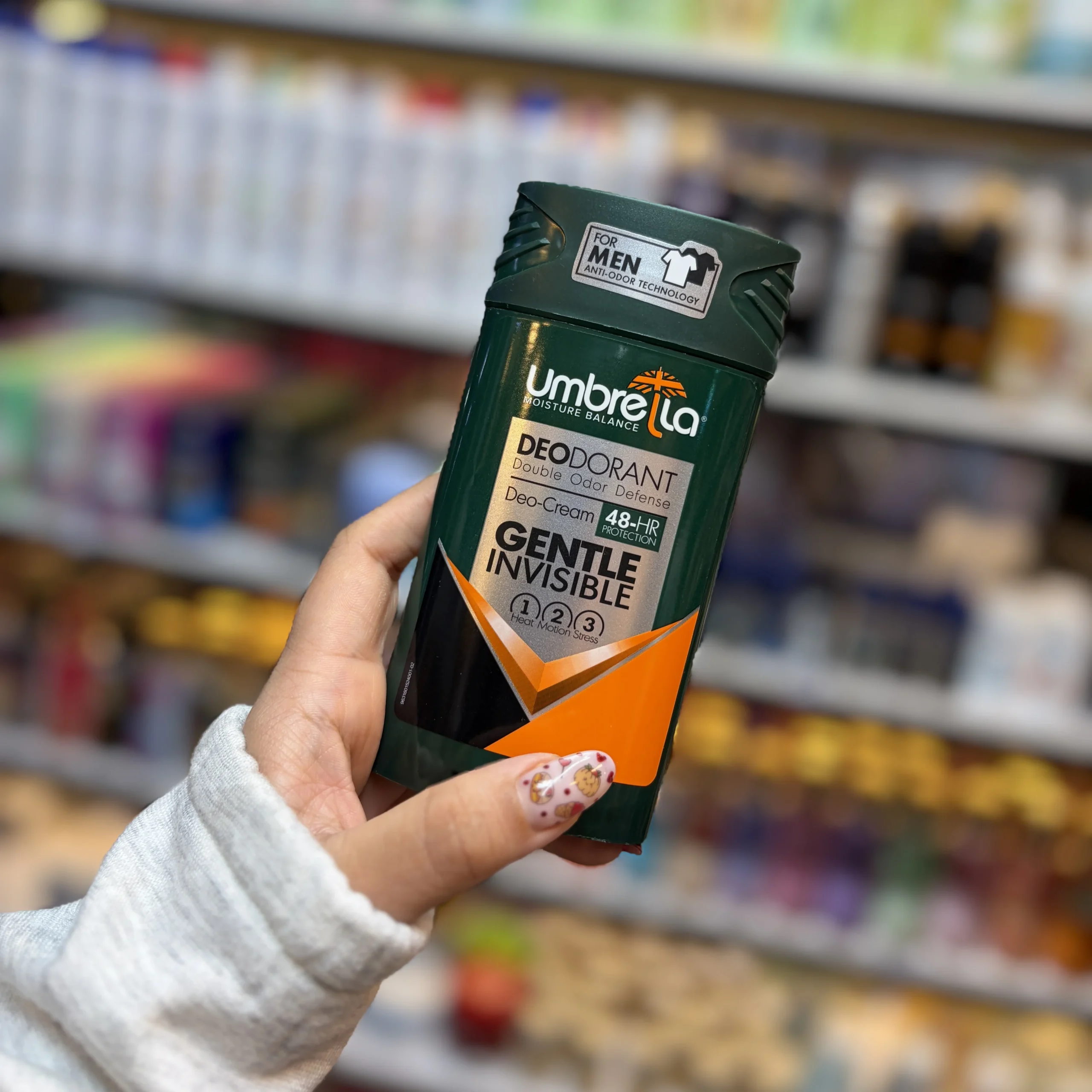 مام دئودورانت ژله ای مردانه آمبرلا مدل Gentle Invisible