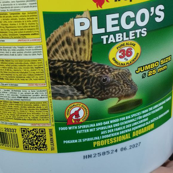 غذای قرصی پلکو تبلت تروپیکال Pleco Tablet Food (بسته بندی باصرفه)