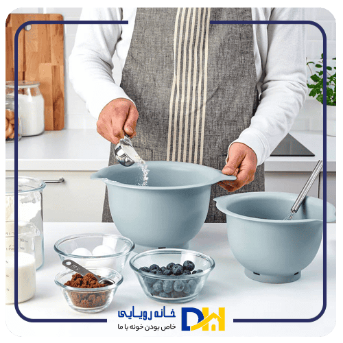 کاسه دوقلو طوسی ایکیا VISPAD