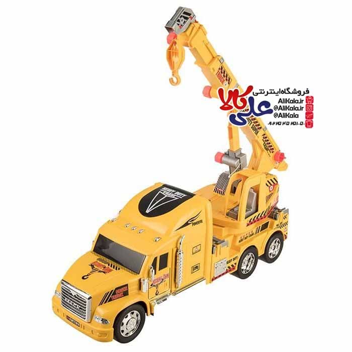 سوپر جرثقیل و ماشین اسباب بازی دورج تویز مدل Truck Crane