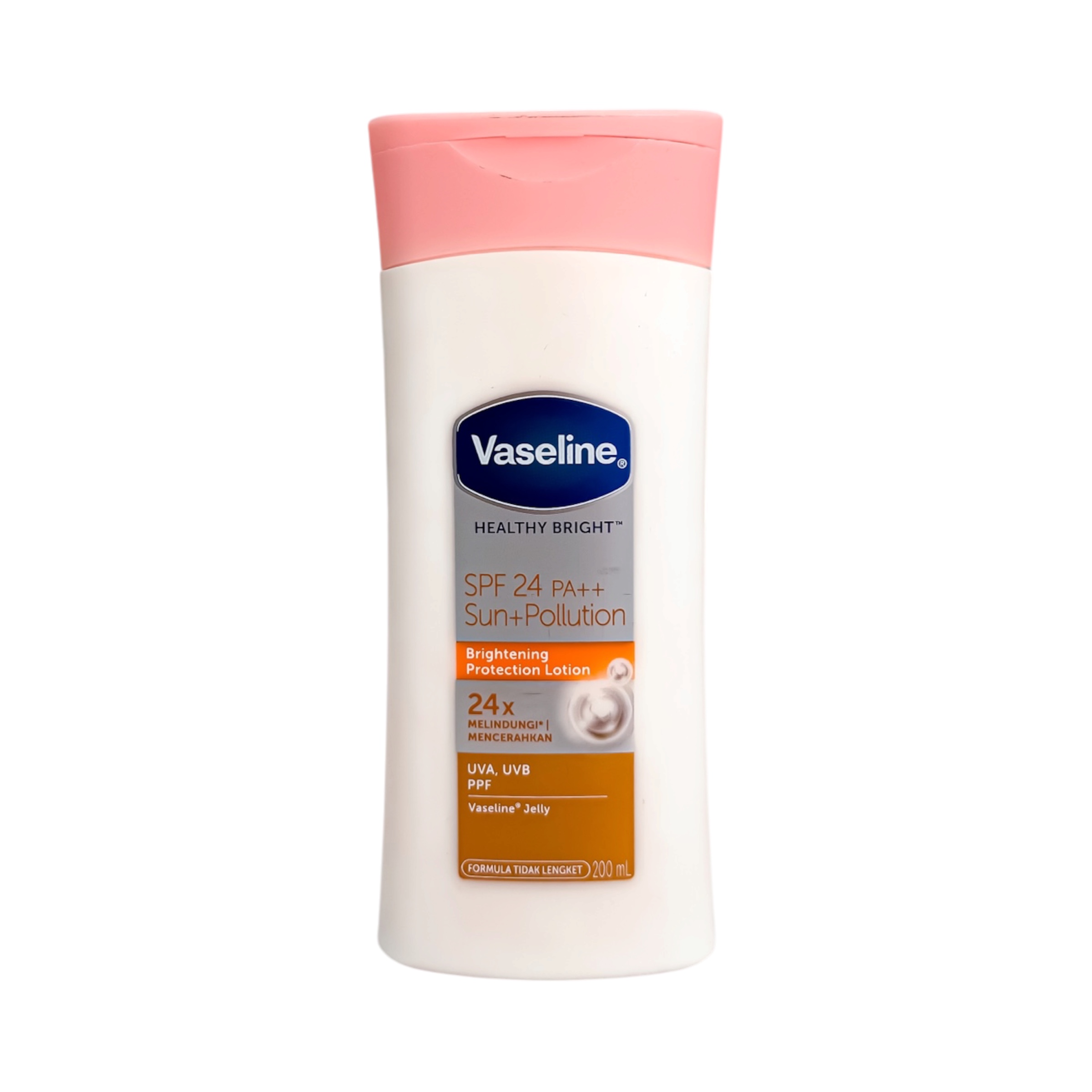 لوسیون بدن وازلین هلثی برایت مدل برایتنینگ دارای spf24 حجم 200 میل VASELINE Healthy Bright