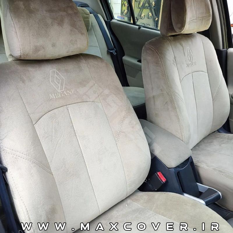 روکش صندلی رنو مگان Megane 2000 مخمل کرم