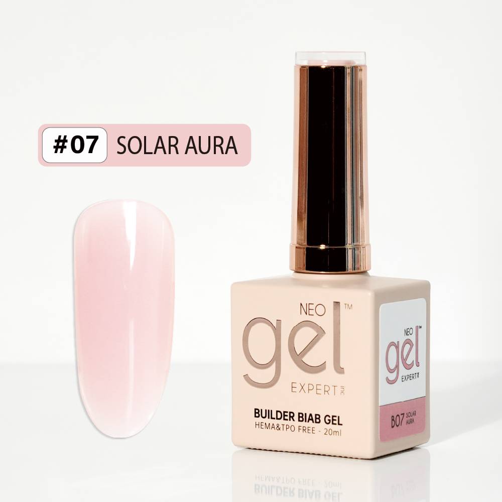 بیلدر ژل فرچه ای نئوژل رنگ سولار - کد 07 solar Aura