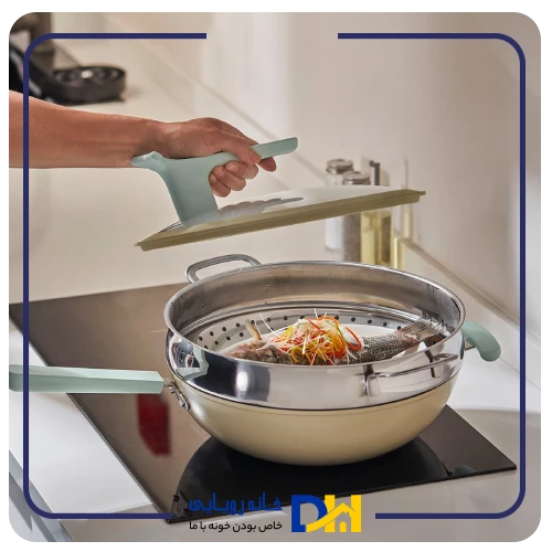 آبکش بخارپز استیل ایکیا KLOCKREN