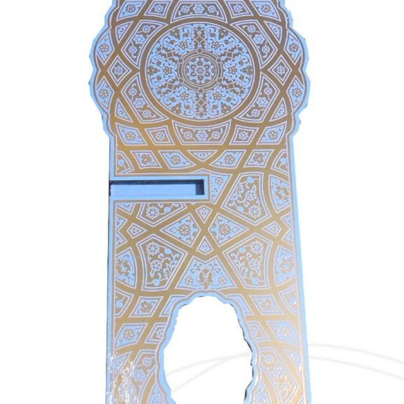 رحل MDF س15*30 مدل طلاکوب آبی