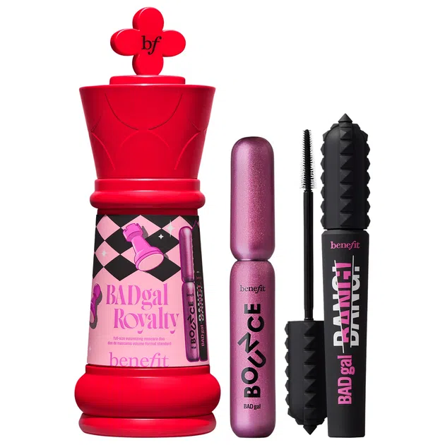 ست هدیه ریمل حجم دهنده بنفیت | BADgal Royalty volumizing mascara makeup gift set