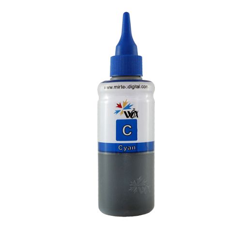 جوهر 100ml وکس آبی اچ پی Wox 100ml ink Cyan for HP printers