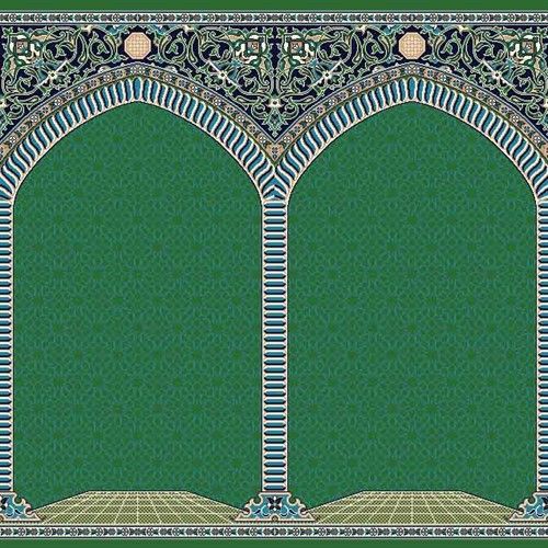 فرش سجاده ای محرابی طرح معراج