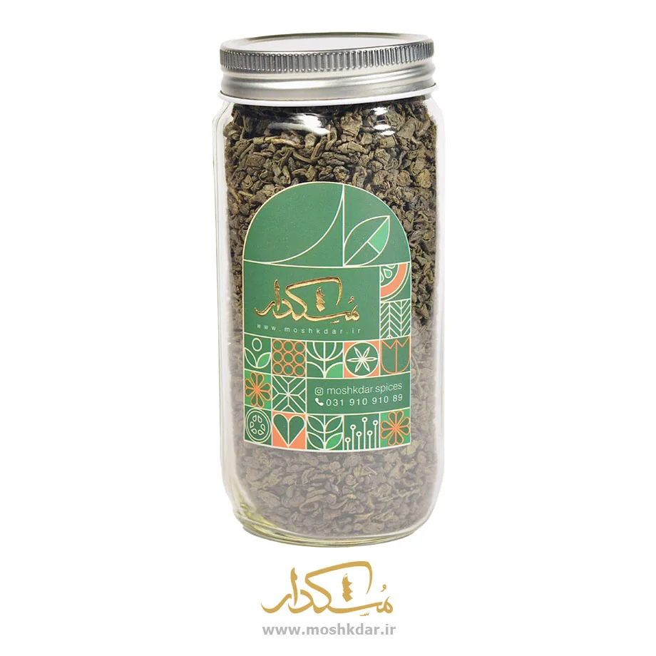 چای سبز خارجی شیشه بزرگ 200 گرمی