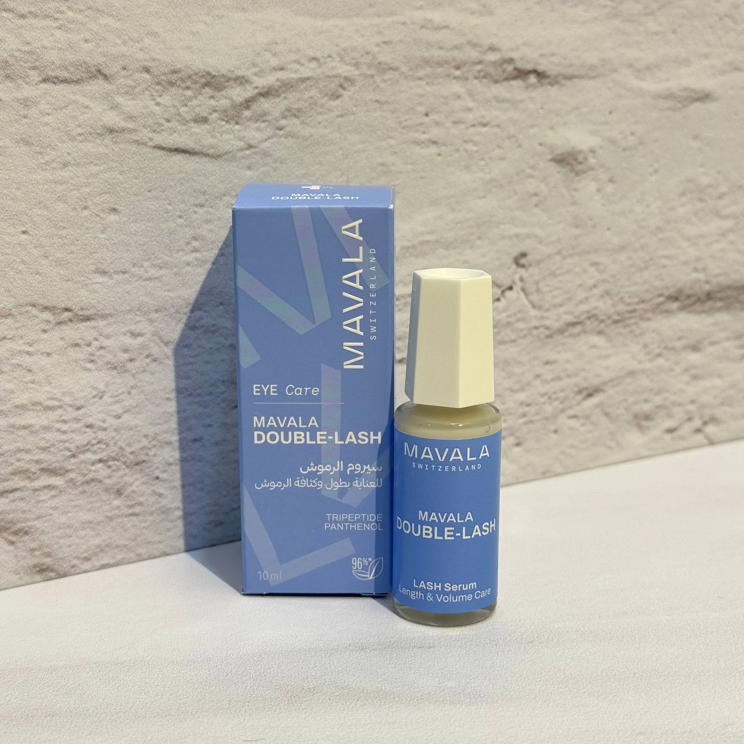 سرم و محلول تقویت مژه ماوالا 10میل  Mavala Double-Lash Length &amp; Volume Care
