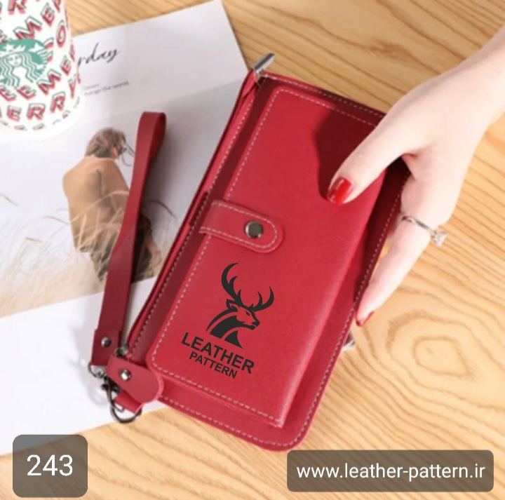 الگو کیف پول چرم کد P-243