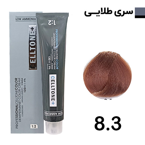 رنگ مو بلوند طلایی روشن سلتون پلاس شماره 8.3