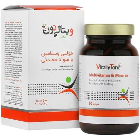 مولتی ویتامین مینرال کپسول-ویتالی تون 60عددی