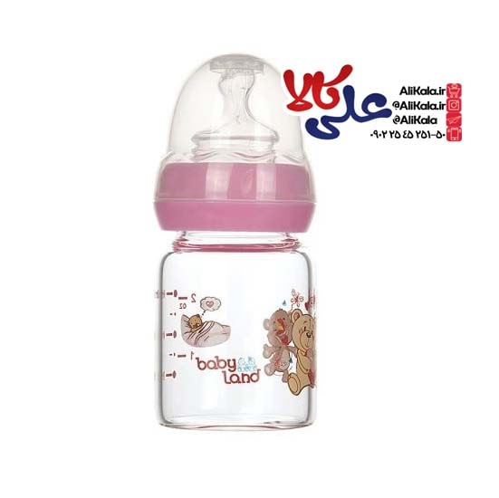 شیشه شیر پیرکس بیبی لند مدل ارتودنسی کد 438/467 ظرفیت 60 میل