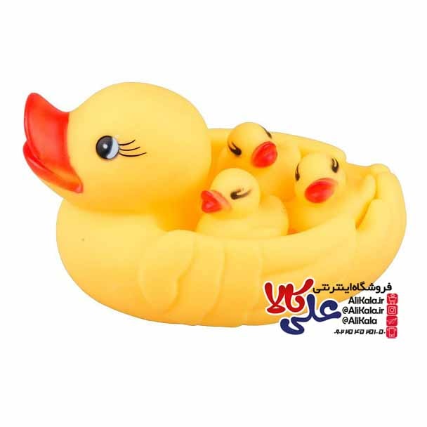 پوپت و جغجغه حمام مدل اردک بزرگ کد 01
