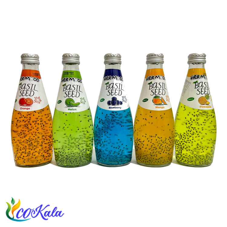 شیشه تخم شربتی هرمود 12 عدد با 9 طعم - 300 میلی لیتری