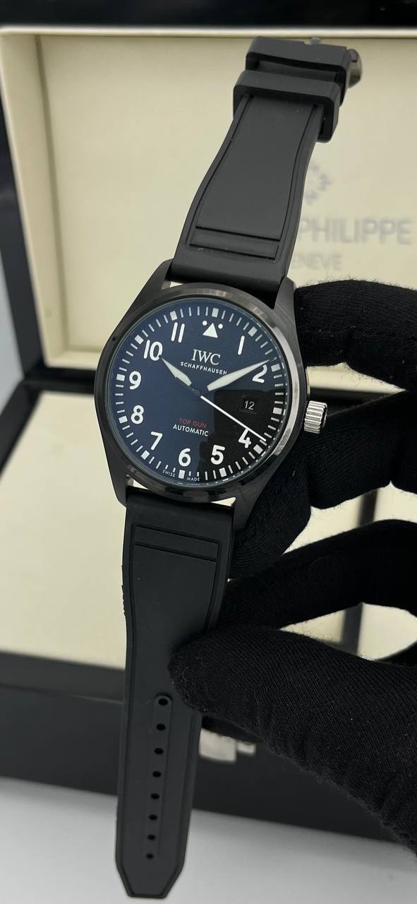 ساعت مچی مردانه ای دبیلو سی(IWC) بند رابر مشکی