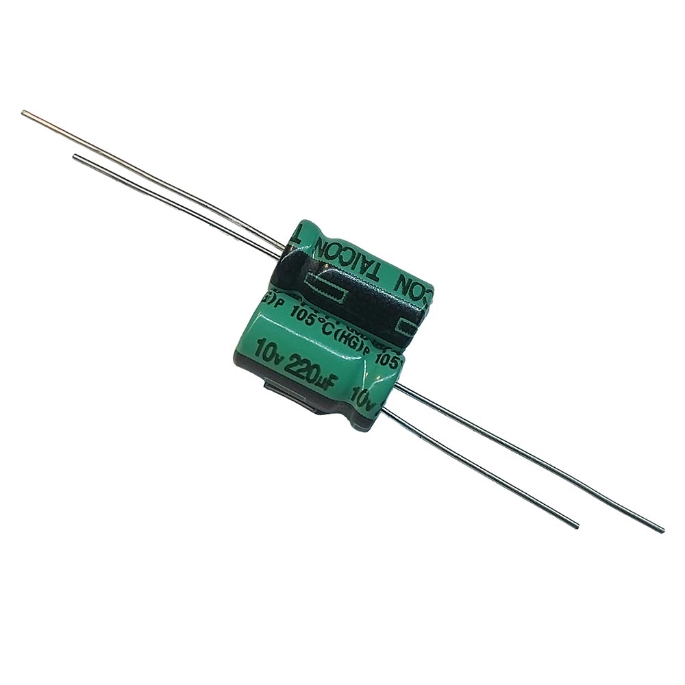 خازن الکترولیتی 220uF / 10V مارک TAICON (HG)