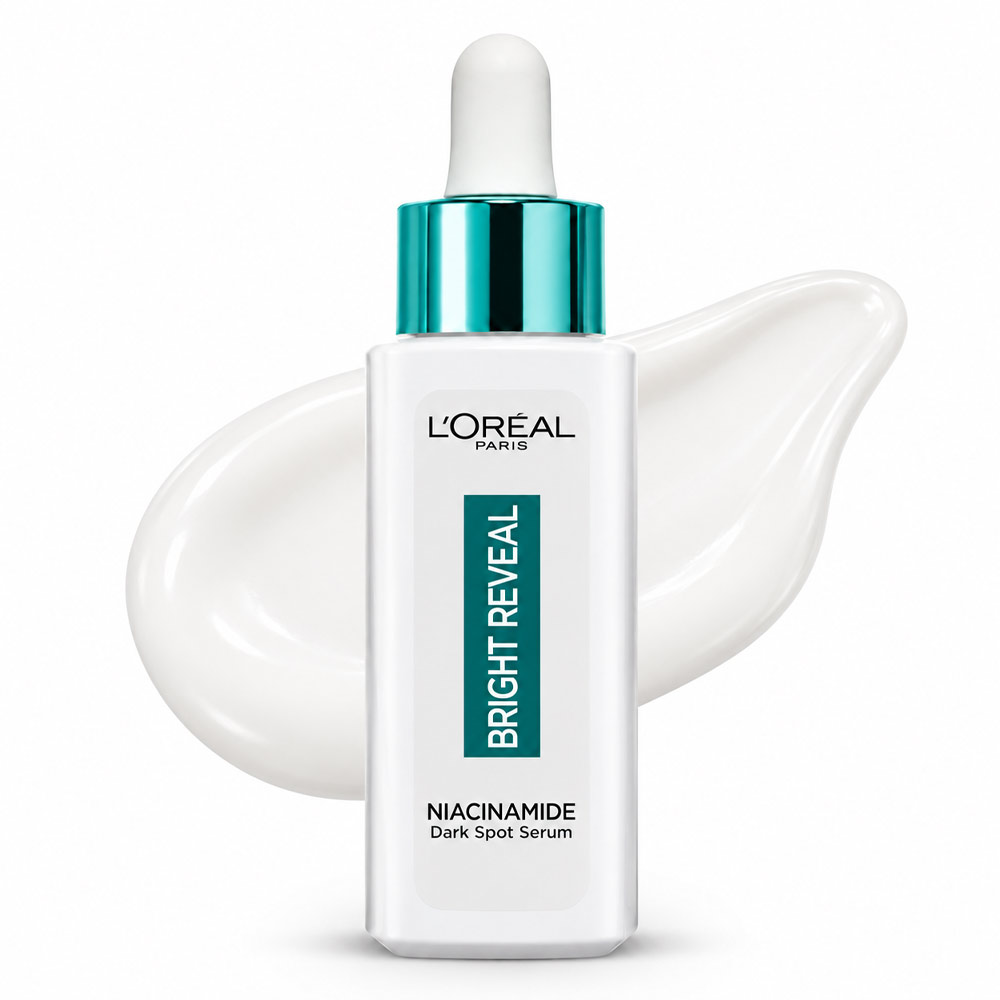 سرم ضد لک و روشن کننده Bright Reveal نیاسینامید لورال / LOreal