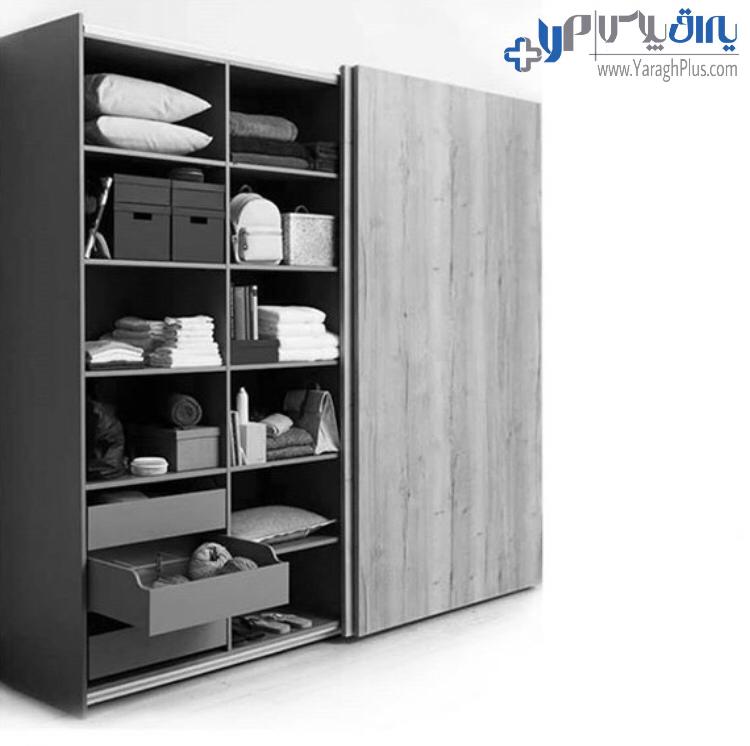 مکانیزم درب ریلی تاپ لاین روکار دو درب فانتونی K025