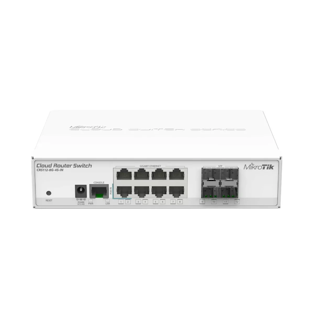 سوییچ میکروتیک مدل CRS112-8P-4S-IN