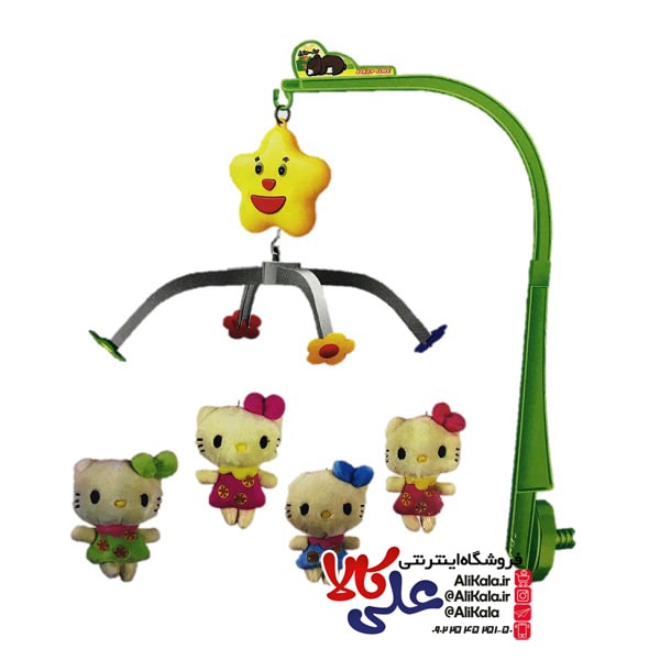 آویز تخت موزیکال طرح کیتی kitty musical mobile