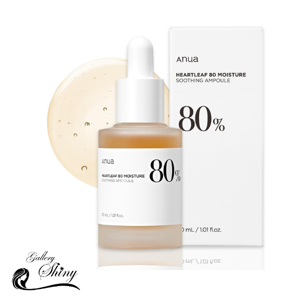 آمپول تسکین‌دهنده و مرطوب‌کننده آنوا – Anua Heartleaf 80% Moisture Soothing Ampoule – 30ml