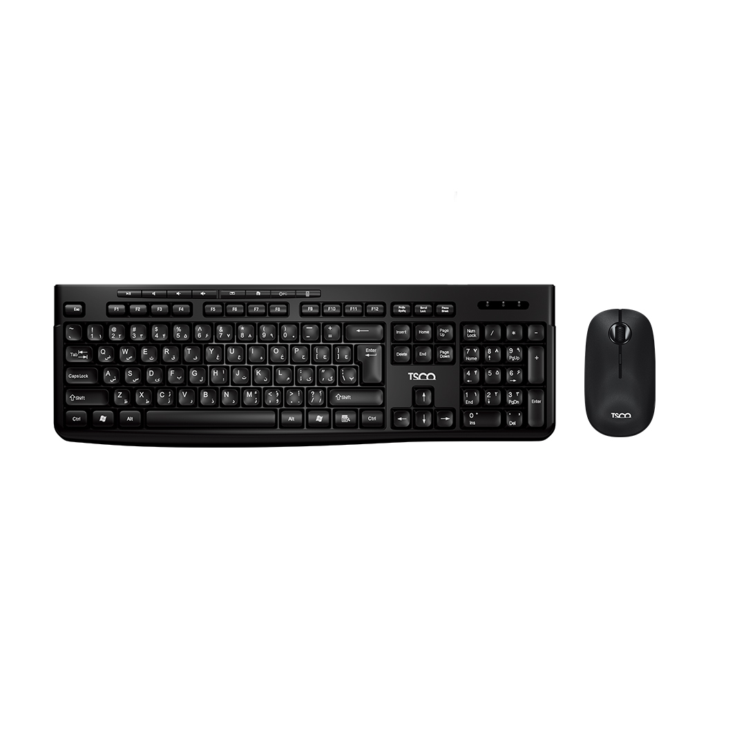 کیبورد و ماوس بی‌سیم تسکو مدل TKM 7027W