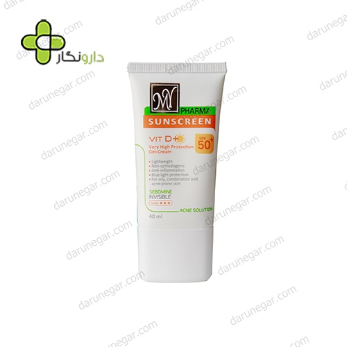 کرم ژل ضد آفتاب آکنه سلوشن فاقد چربی مای با SPF50+