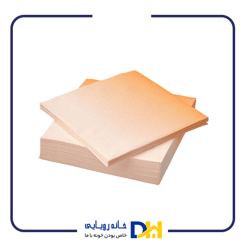 دستمال کاغذی سفره نارنجی ایکیا VARMBLIXT