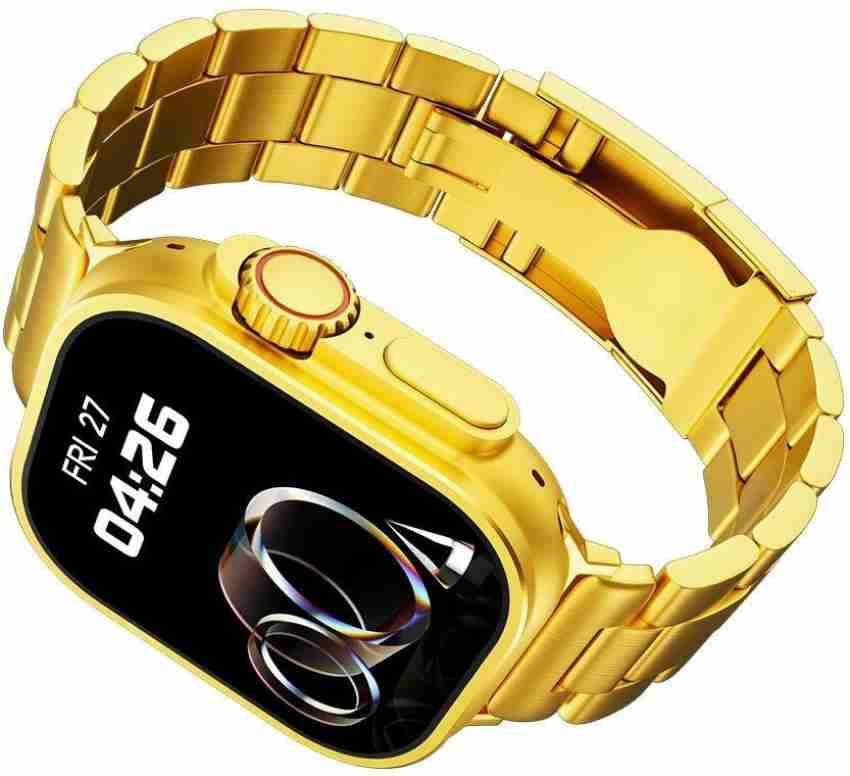 ساعت هوشمند طلایی مدل  smart watch  Gold ultra