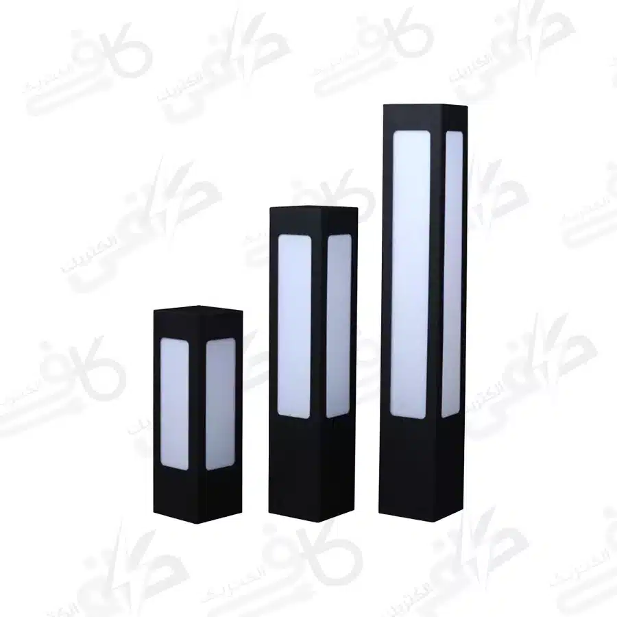 چراغ حیاطی پارکی مدرن 80 سانت مربع پاتریس