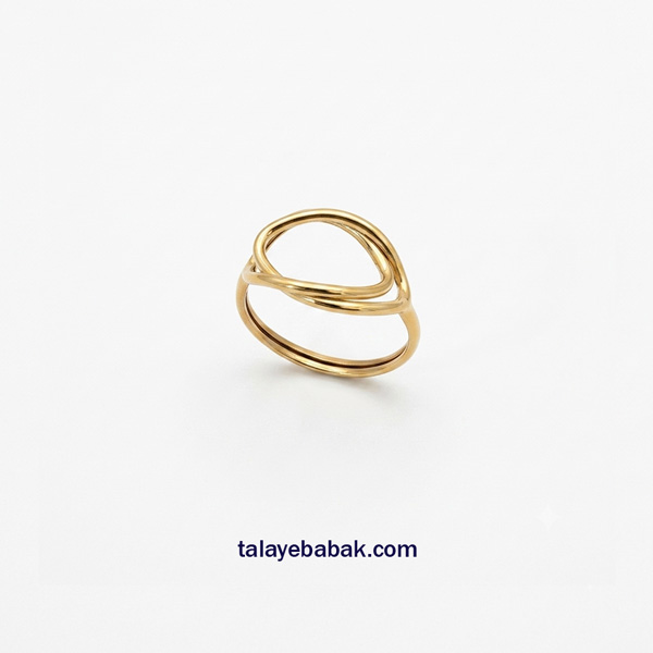 انگشتر گره ای 020