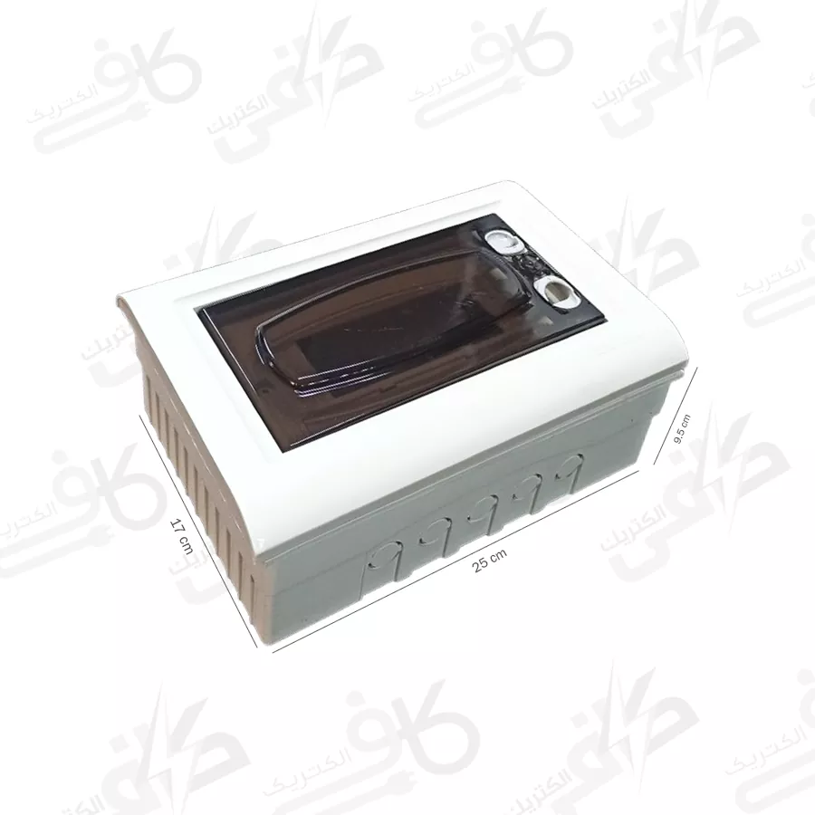 جعبه فیوز مینیاتوری 8تایی روکار درب دار با تراز دنا الکتریک