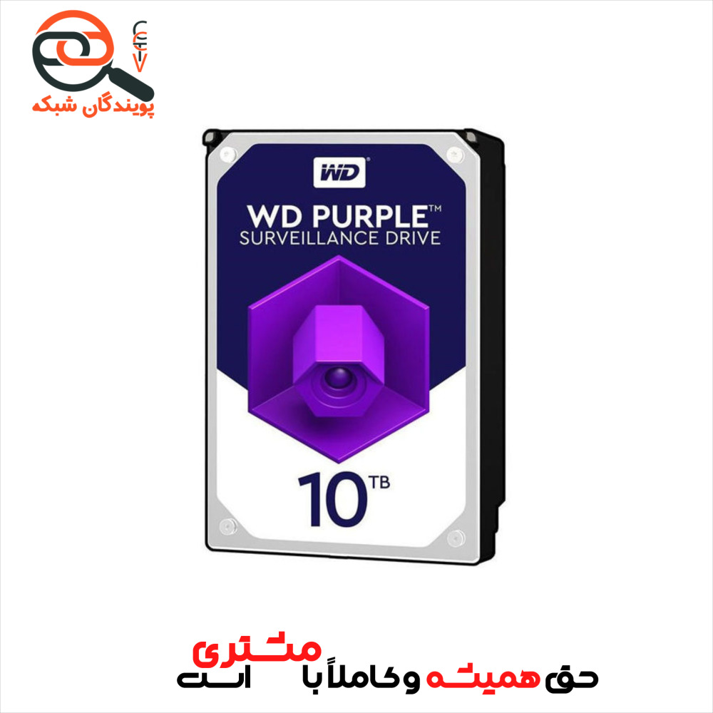 هارد اینترنال وسترن دیجیتال Purple ظرفیت 10 ترابایت