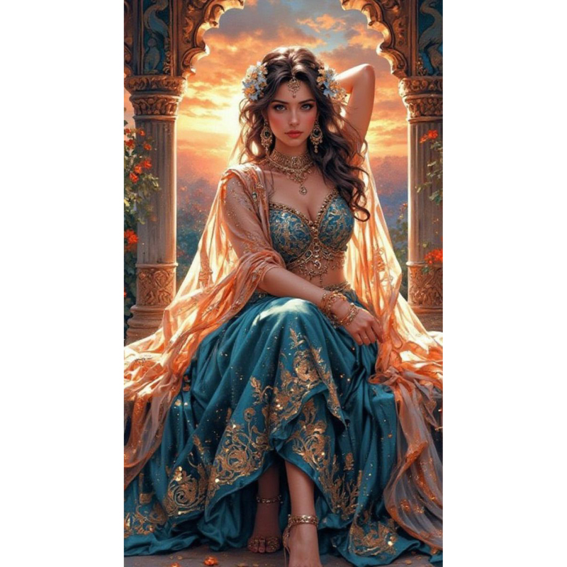 تابلو نقاشی الماسی بزرگسال کد 0224