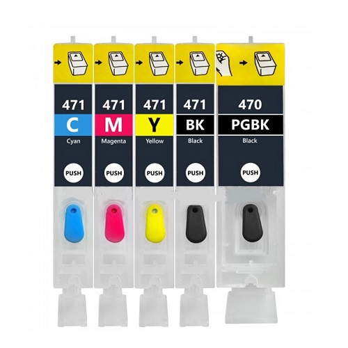 کارتریج قابل شارژجوهرافشان کانن470-471 اورجینال Refill cartridge canon