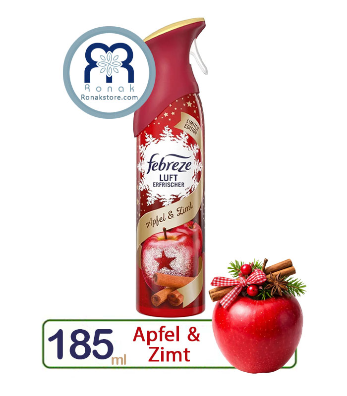 اسپری خوشبوکننده هوا فبرز Febreze رایحه سیب و دارچین حجم 185 میل