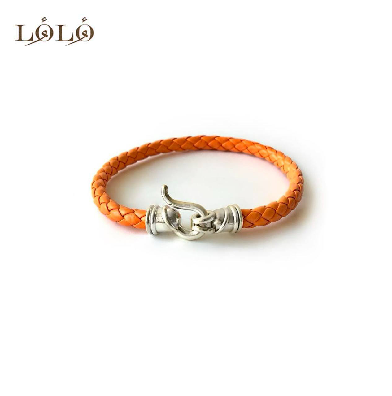 دستبند نقره قلاب