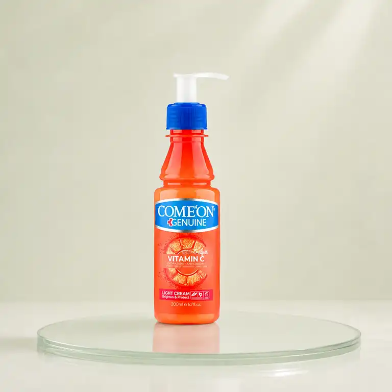 کرم مرطوب کننده حاوی ویتامین c کامان 200 ml