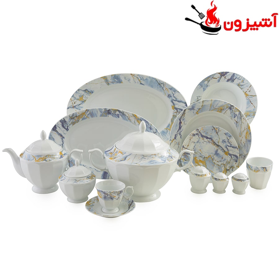 سرویس 103 پارچه 12 نفره طرح گلد استون