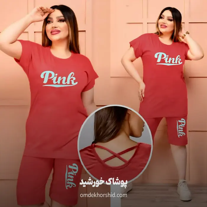 تیشرت شلوارک پشت ضبدری کد 1