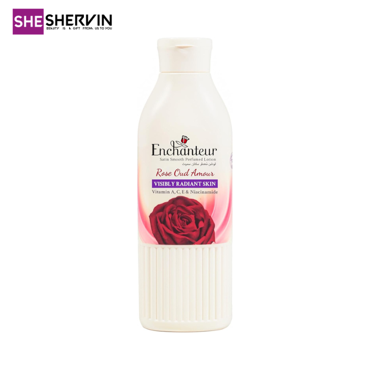 لوسیون بدن انشانتر قرمز مدل عود رزRose Oudحجم250ml