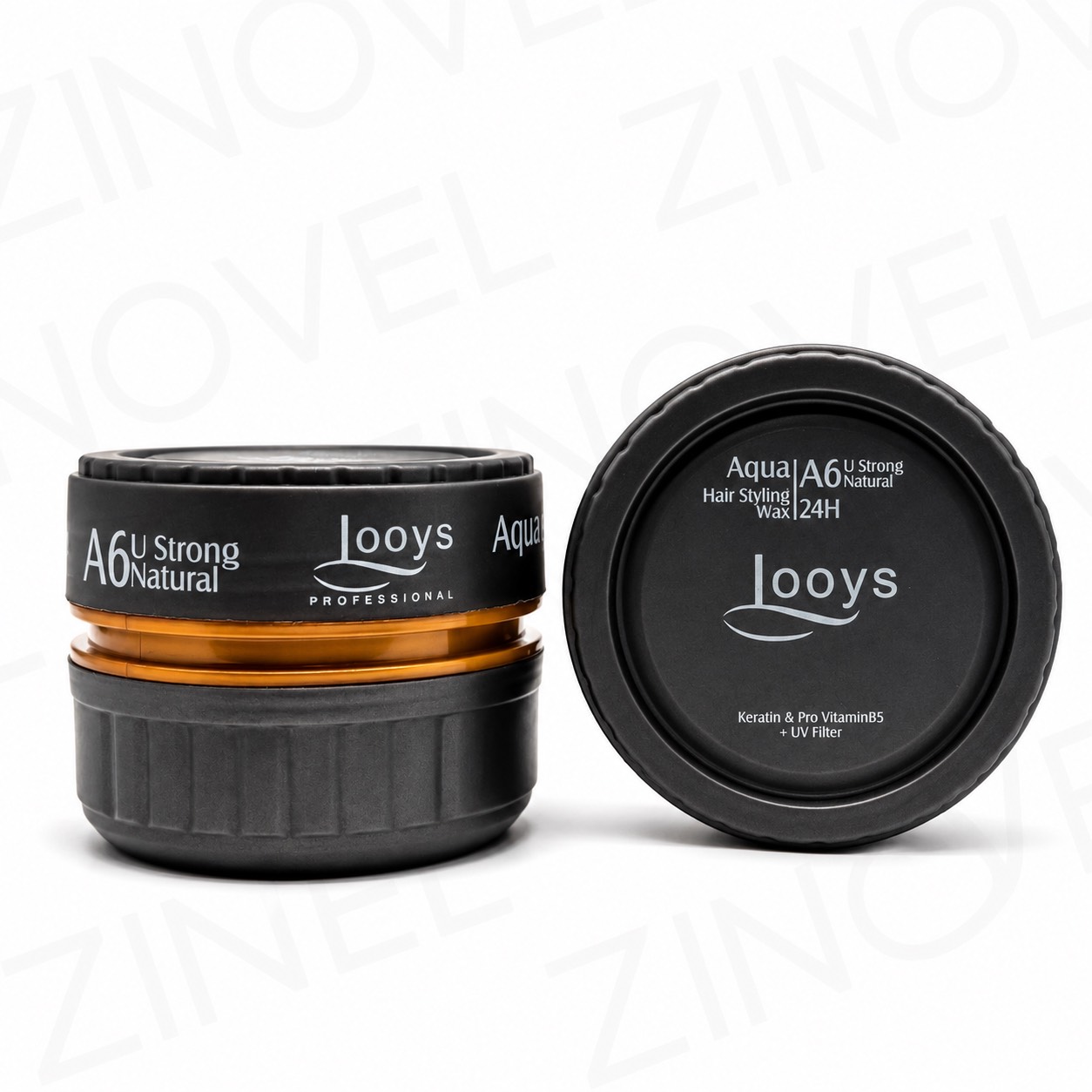 ژل واکس مو حالت دهنده خیلی قوی لویز طلایی Looys مدل U strong Natural A6