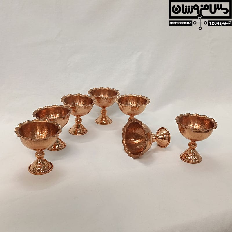 هفت‌سین مسی چکشی زنجان مدل ماهسان