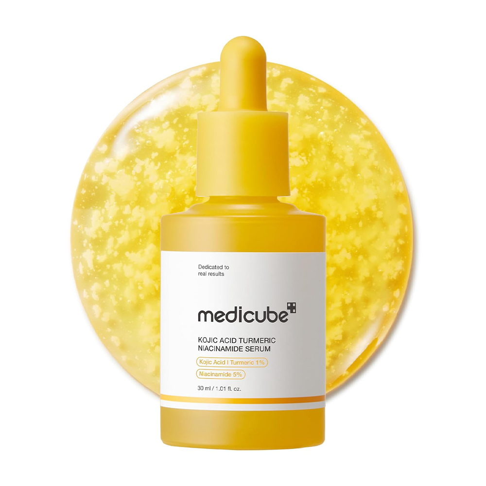 سرم ضد لک و روشن کننده کوجیک اسید و نیاسینامید مدی کیوب 30 میل Medicube Kojic Acid Turmeric Capsule Serum