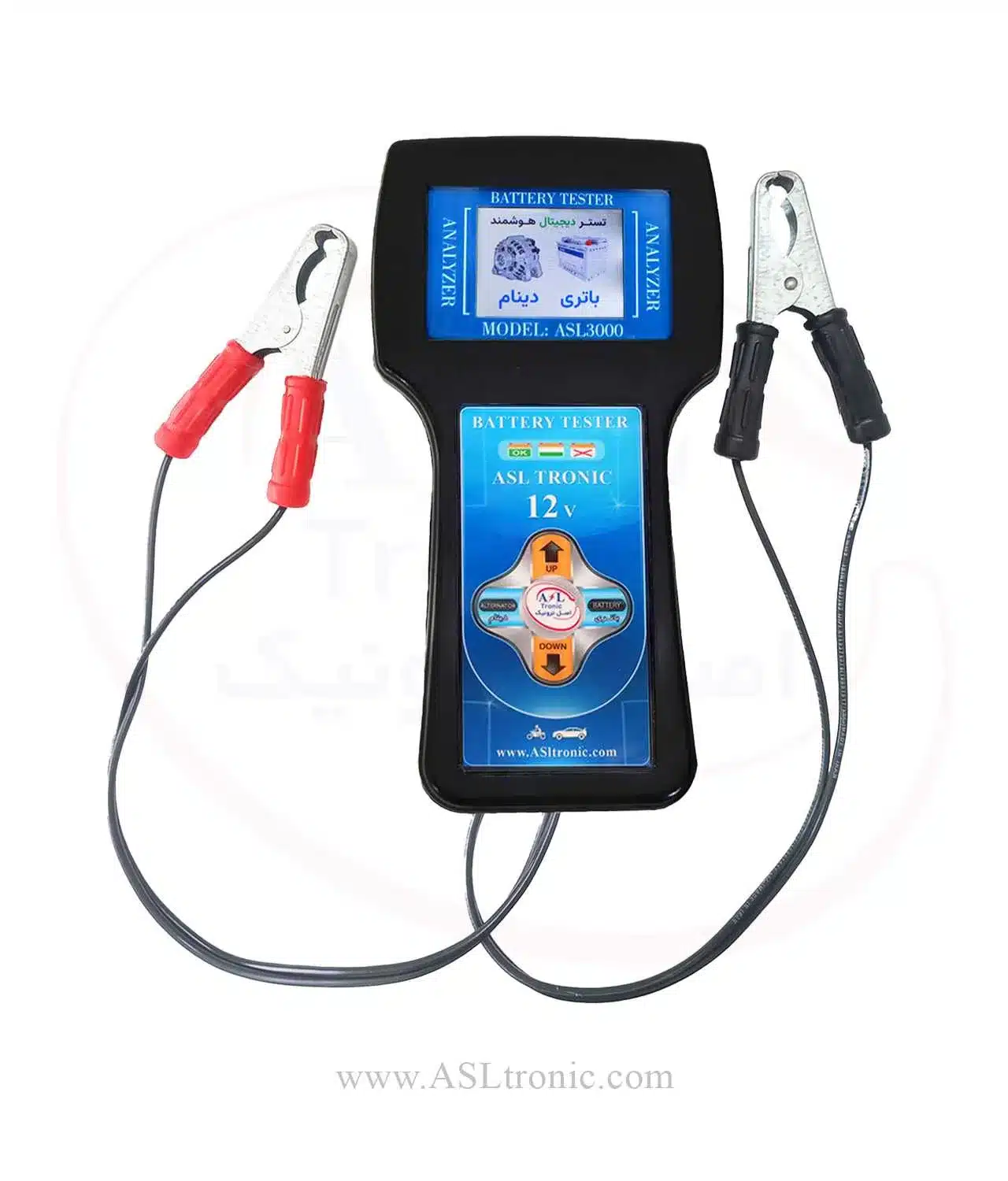 تستر باتری و دینام خودرو اصل ترونیک مدل ASL3000 ساده