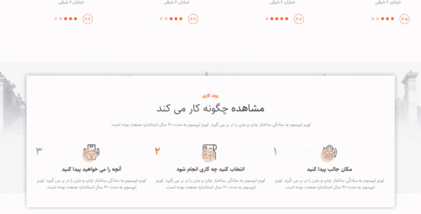 قالب HTML هتل و گردشگری Downtown