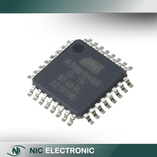 میکروکنترلر ATMEGA8A-AU پکیج SMD TQFP-32